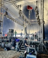 The Artificial Monkeys - Poole Harbour Festival Setup