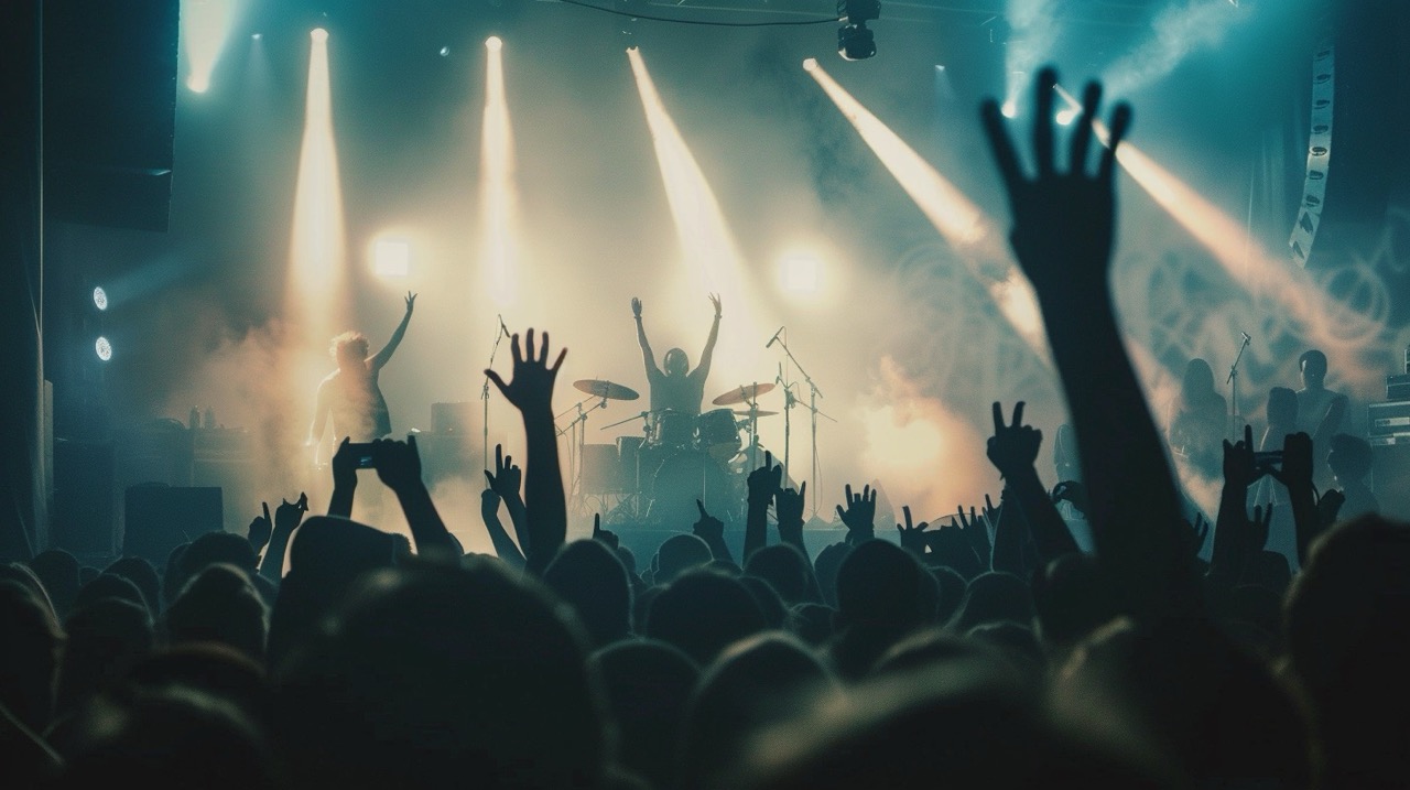 Professional Arctic Monkeys tribute band setup with accurate gear